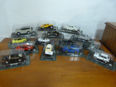 Fourteen 1/43 Scale Die-Cast Vehicles