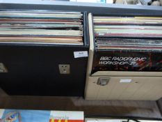 Two Cases Containing LP Records