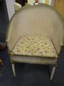 Lloyd Loom Style Commode Chair