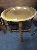 Bernese Table on Barley Twist Legs