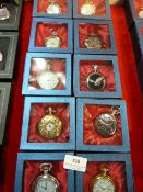Ten Collectible Reproduction Pocket Watches