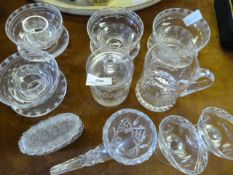Collection of Cut Glass Items