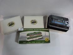 Four Scale Model Trams