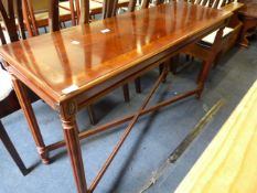 Reproduction Mahogany Hall Table