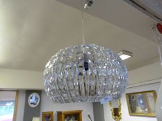 *Simulated Crystal Globe Chandelier