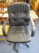 Executive Swivel Chair (Black)