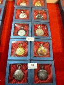 Ten Collectible Reproduction Pocket Watches