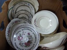 Box Containing Stove Royal Jasmine Dinner Service, Etc