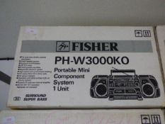*Fisher Model:PH-W3000KO Portable Music System