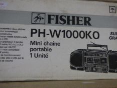 *Fisher Model:PH-W1000KO Portable Music System