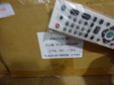 *Box Containing 100 Pro-view All In One Remote Controls
