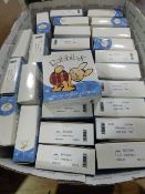 Box Containing Fifty Six Pair of Red Boxers Swim Nappies