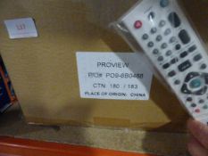*Box Containing 100 Pro-view All In One Remote Controls