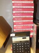 *Thirty Eight Maxim Solar Powered Desktop Calculators