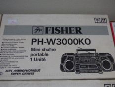 *Fisher Model:PH-W3000KO Portable Music System