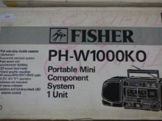 *Fisher Model:PH-W1000KO Portable Music System