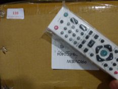 *Box Containing 100 Pro-view All In One Remote Controls