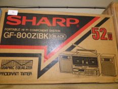 *Sharp Portable Hi-Fi Music System
