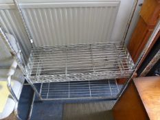 *PLACETECH 4 TIER CHROME SHELVING UNIT