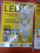 *50 WATT GU10 LED REPLACEMENT LIGHT BULBS