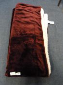 *SUPER PLUSH SHERPA THROW