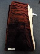 *SUPER PLUSH SHERPA THROW