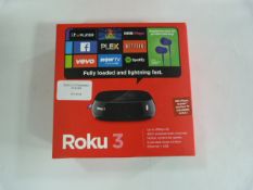 *ROKU 3 STREAMING PLAYER