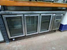 *Refrigerated Preparation Counter Enclosed by Three Glazed Doors