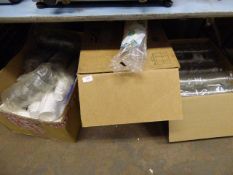 Three Boxes of Disposable Cups and Glasses