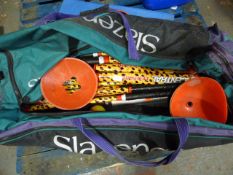 *Bag Containing Leopard Hockey Sticks