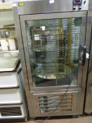 Rollercool Stainless Steel and Plain Glass Gateaux Display Unit
