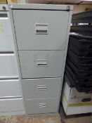 Gray Four Drawer Foolscap Filing Cabinet