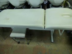 Beauticians Massage Table and Stool