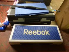 *Three Reebok Steps and other Fitness Equipment