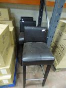 Three High Seat Bar Stools