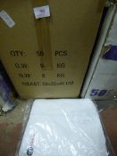 Box Containing Fifty Disposable Boiler suits