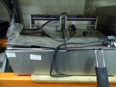 *Ace Catering Electric Two, Basket Two Compartment Fryer