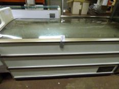 Chest Freezer Enclosed by Glass Dome Lid