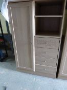 Tall Boy Unit in Light Maple Finish