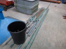 Assorted Tubular Steel Scaffold and Clips