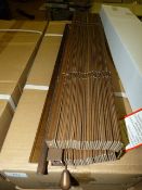 *Twenty Four 25mm Basswood Venetian Blinds Size; 61.5cm by 157cm