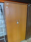 6' Stationery Cabinet in Medium Cherry Finish