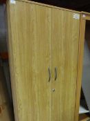 6' Stationery Cabinet in Light Oak Finish