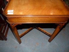 Reproduction Mahogany Occasional Table
