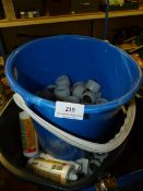 *Bucket Containing Assorted Bearings and Sealants