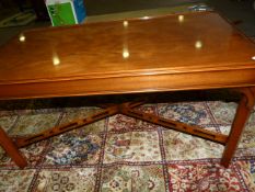 Fine Quality Reproduction Mahogany Rectangular Occasional Table