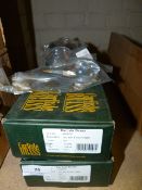 *Four Boxes Containing Ten Carlisle Brass, Chrome Plated Hat and Coat Hooks