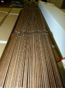 *Twenty Four 25mm Basswood Venetian Blinds Size; 76.5cm by 107cm