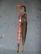 Two Vintage Umbrellas