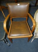 Oak Framed Office Chair